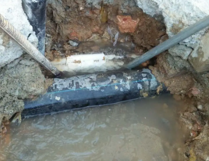 双牌测漏水之水管漏水